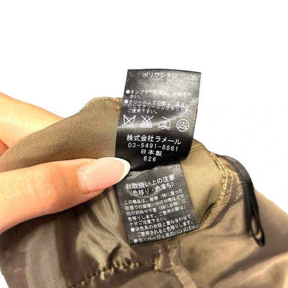 Lanvin en Bleu Tan Brown Pleated Cropped Trousers Size 38 / US‎ 8 - Picture 9 of 10